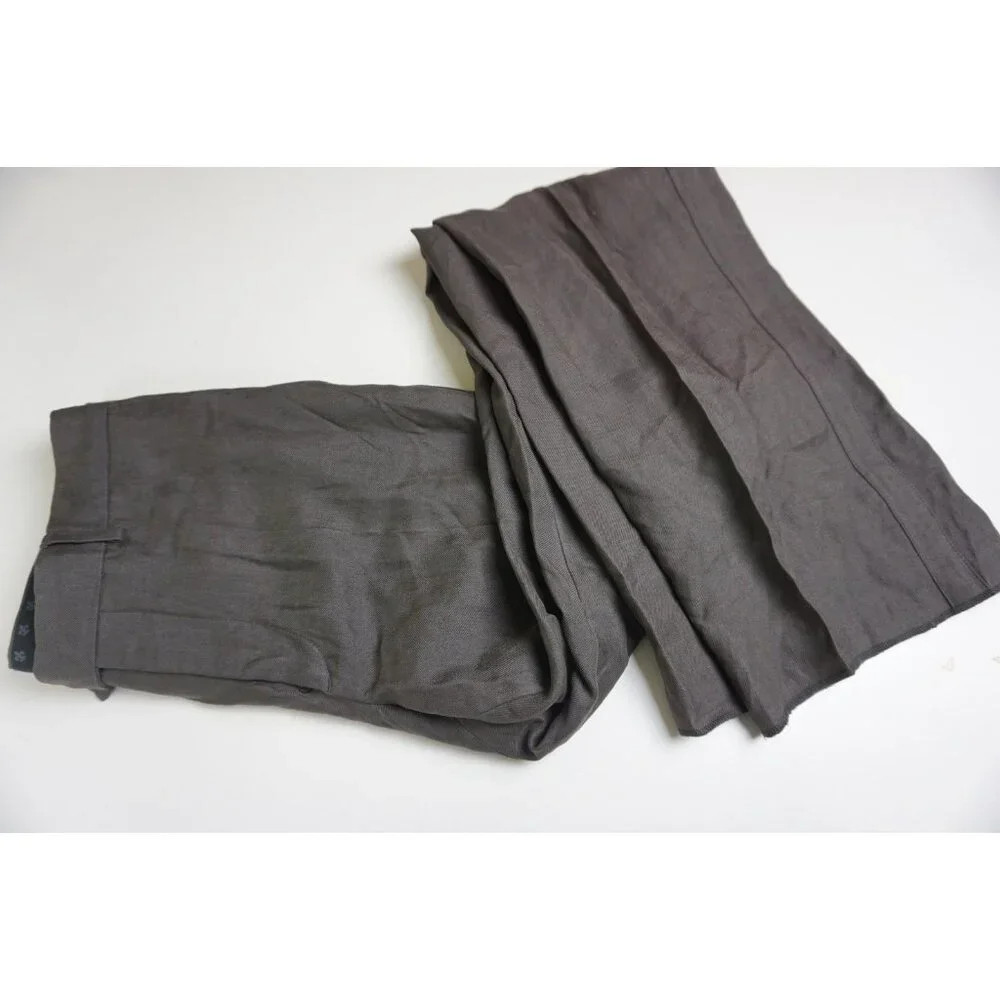 John Varvatos Gray Twill Mens Cotton Sport Pants Sz 48 Brand New